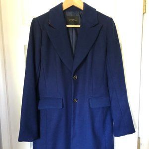 Banana Republic Factory Double Cloth Coat in Royal Blue Size Small